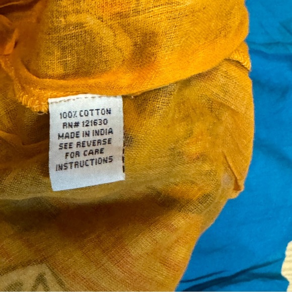 Mint Green Women’s Boho Floral Maxi Dress Yellow Blue Cotton 1X Spaghetti Straps - Picture 3 of 11